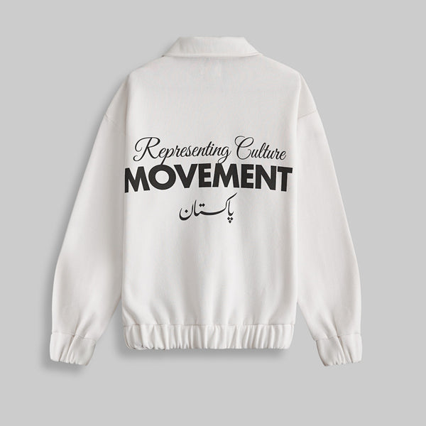 CORE ESSENTIAL HALF-ZIP WHITE