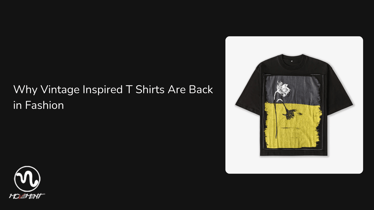 Why Vintage Inspired Imprint T Shirts Are Back in Fashion - Movement Store