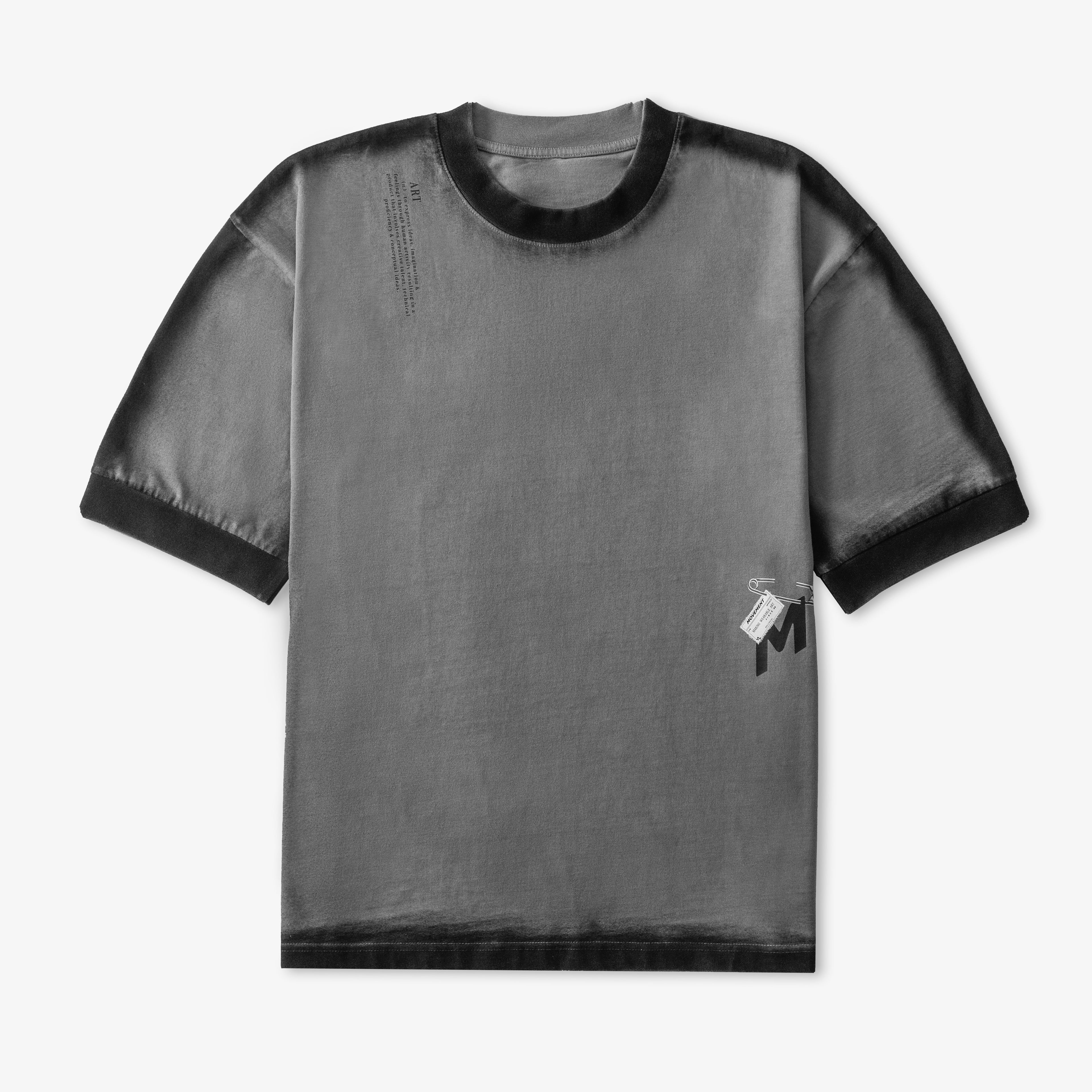 EXODUS Grey Black Tee