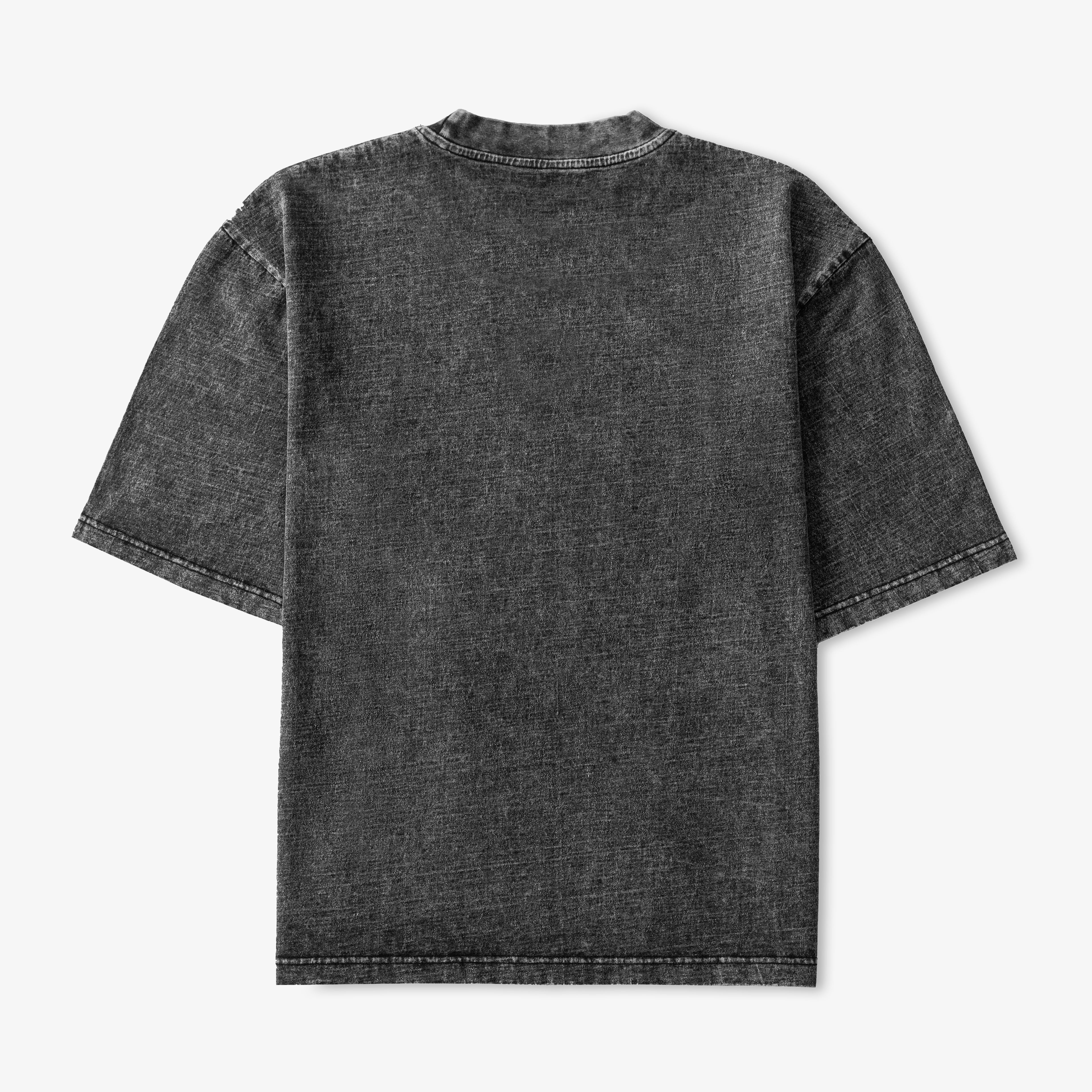 EXODUS Gray Acid Wash Tee