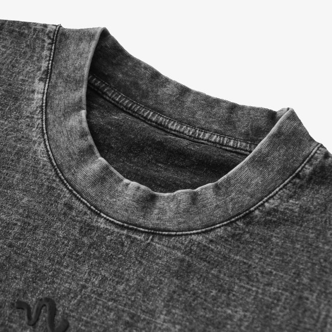 EXODUS Gray Acid Wash Tee