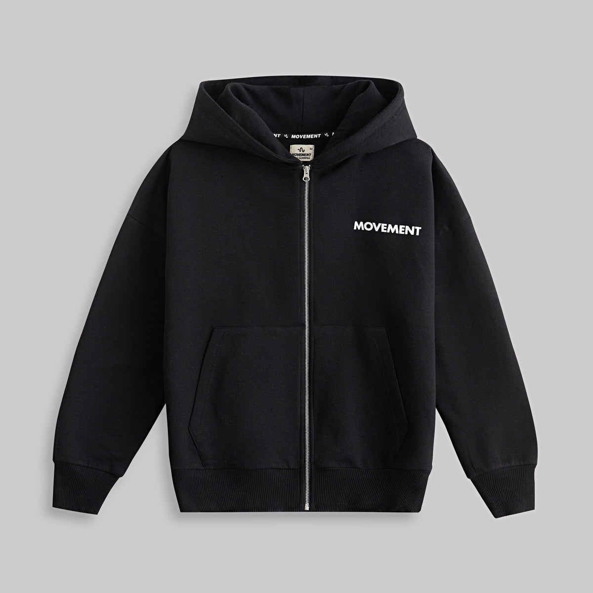 CORE ESSENTIAL FULL-ZIP BLACK
