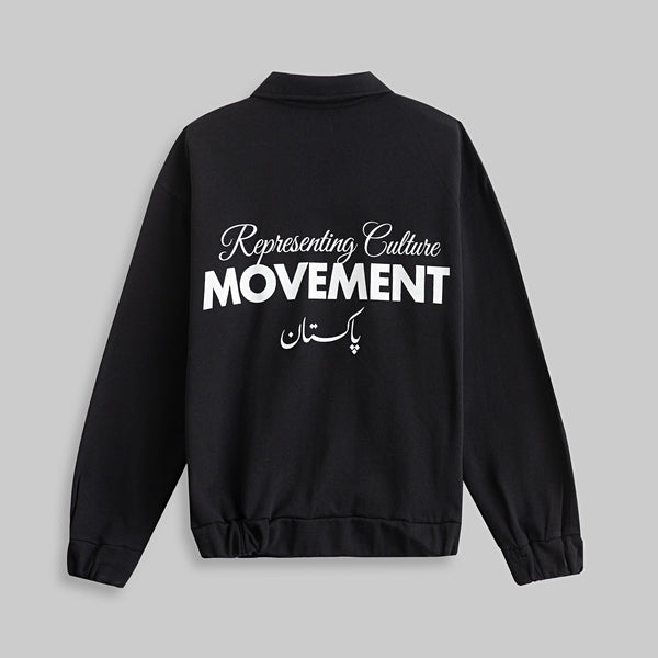 CORE ESSENTIAL HALF-ZIP BLACK