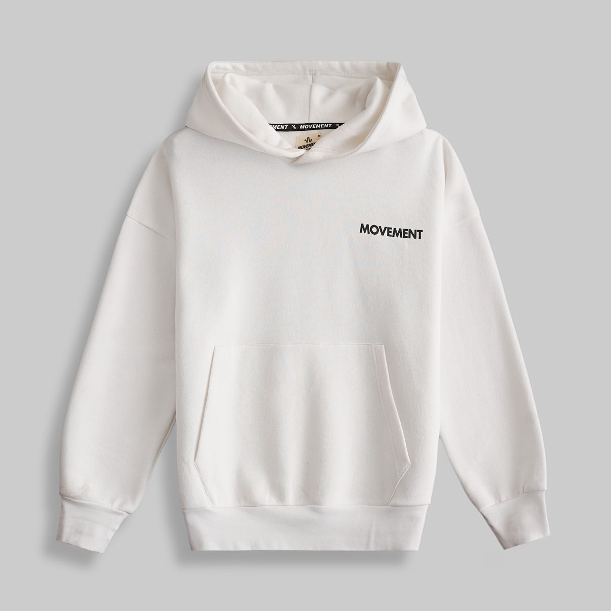 CORE ESSENTIAL HOODIE WHITE