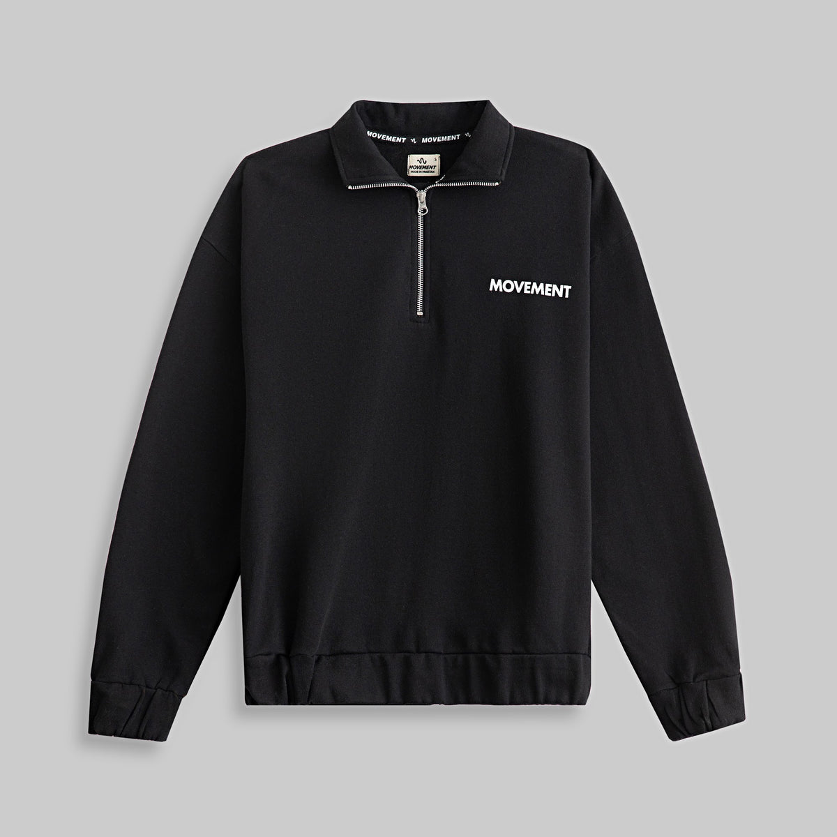 CORE ESSENTIAL HALF-ZIP BLACK