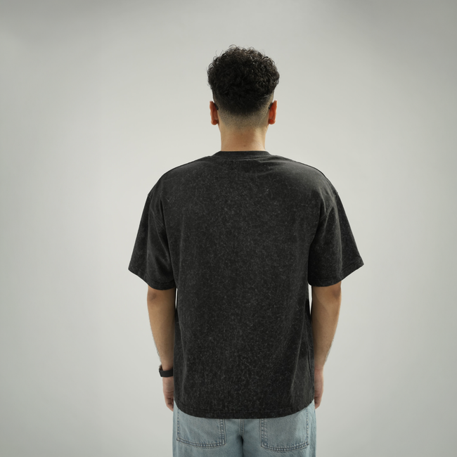 Basic Acid Wash Tee (Black)