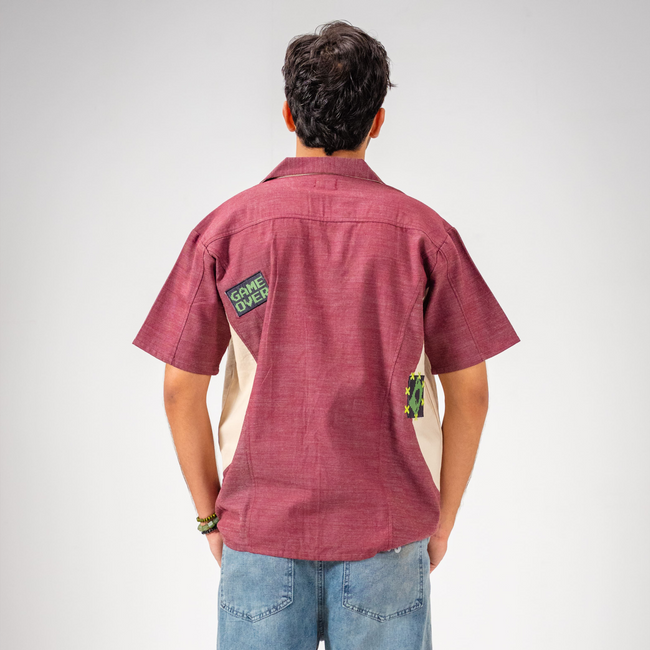 The Glitch Button Up