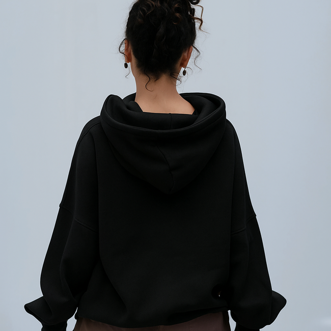 Tehreek — Relaxed Hoodie ( Black)