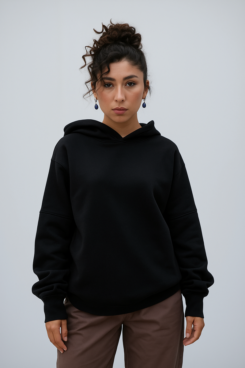 Tehreek — Relaxed Hoodie ( Black)