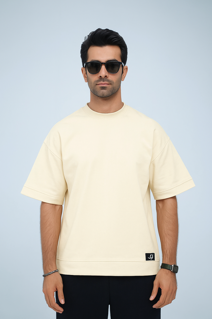Tehreek — Classic Oversized Tee (Cream)