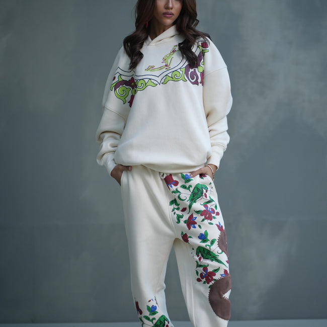 Ivory Garden Hoodie