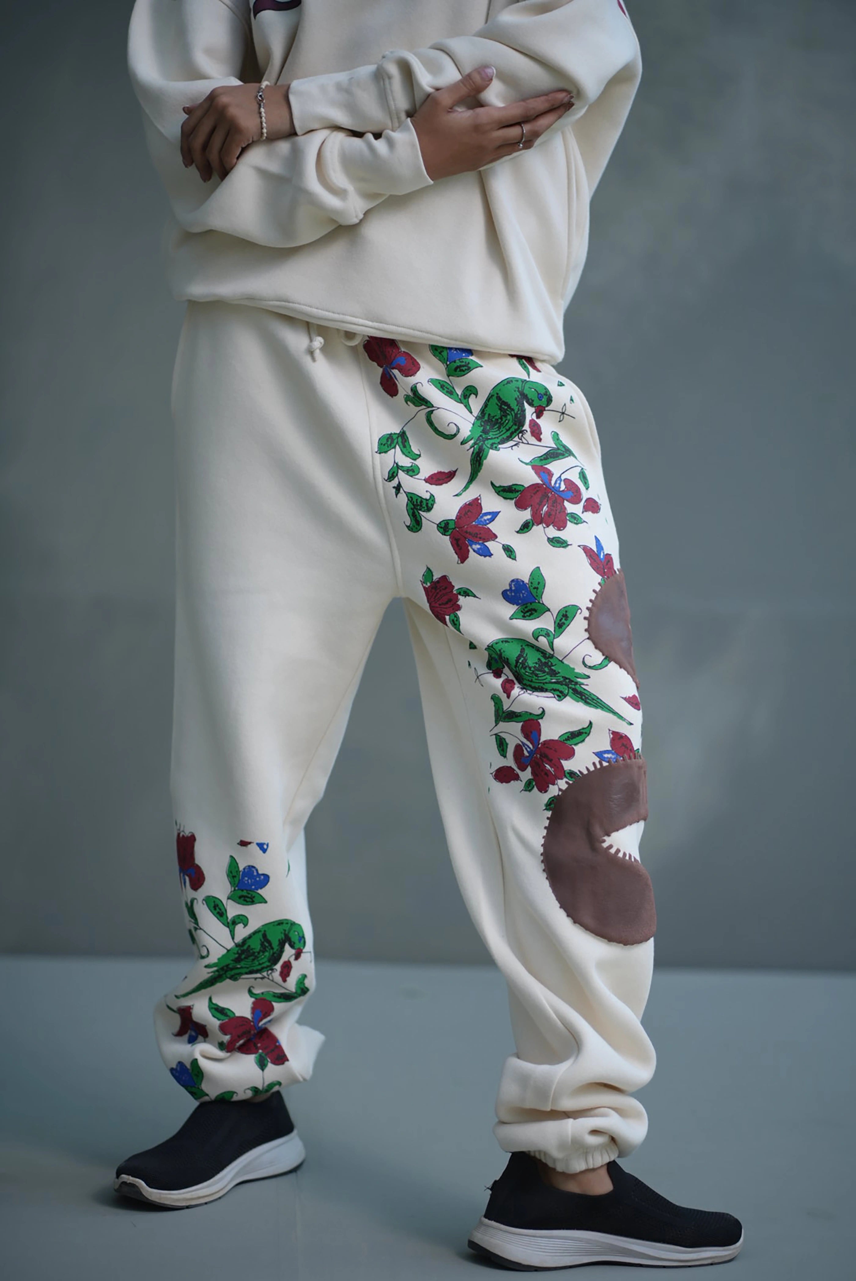 Floral Patch Sweatpants