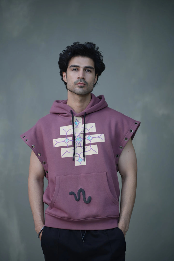 Mauve Modular Hoodie