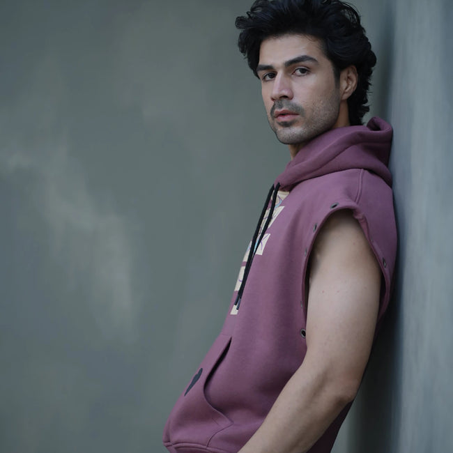 Mauve Modular Hoodie