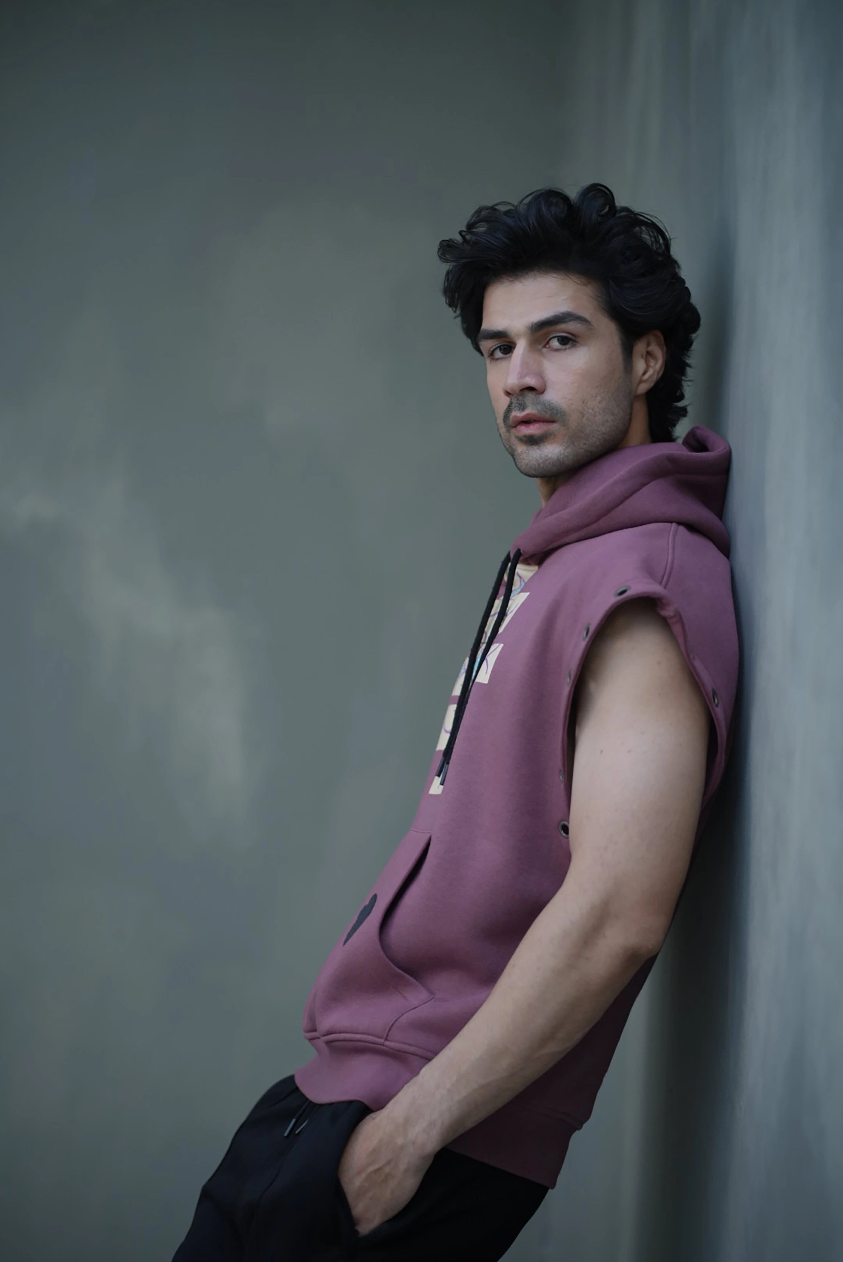 Mauve Modular Hoodie