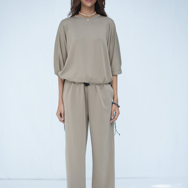 Tehreek — Cord-Set (Beige)