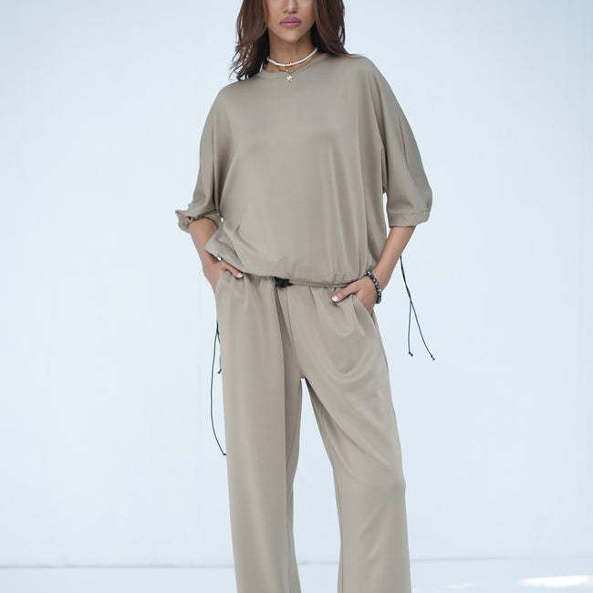 Tehreek — Cord-Set (Beige)