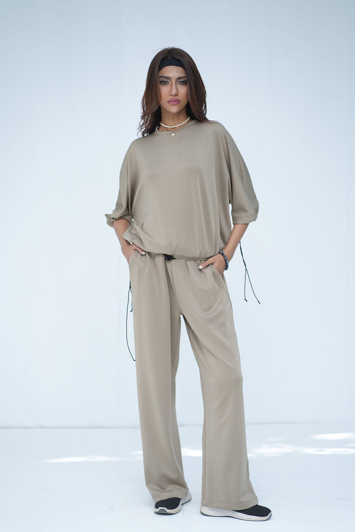 Tehreek — Cord-Set (Beige)