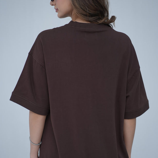 Tehreek — Classic Oversized Tee (Brown)