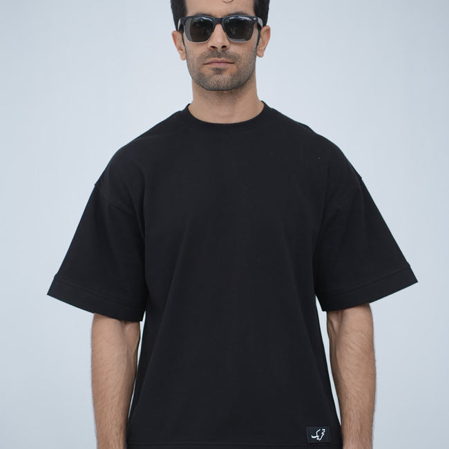 Tehreek — Classic Oversized Tee (Black)