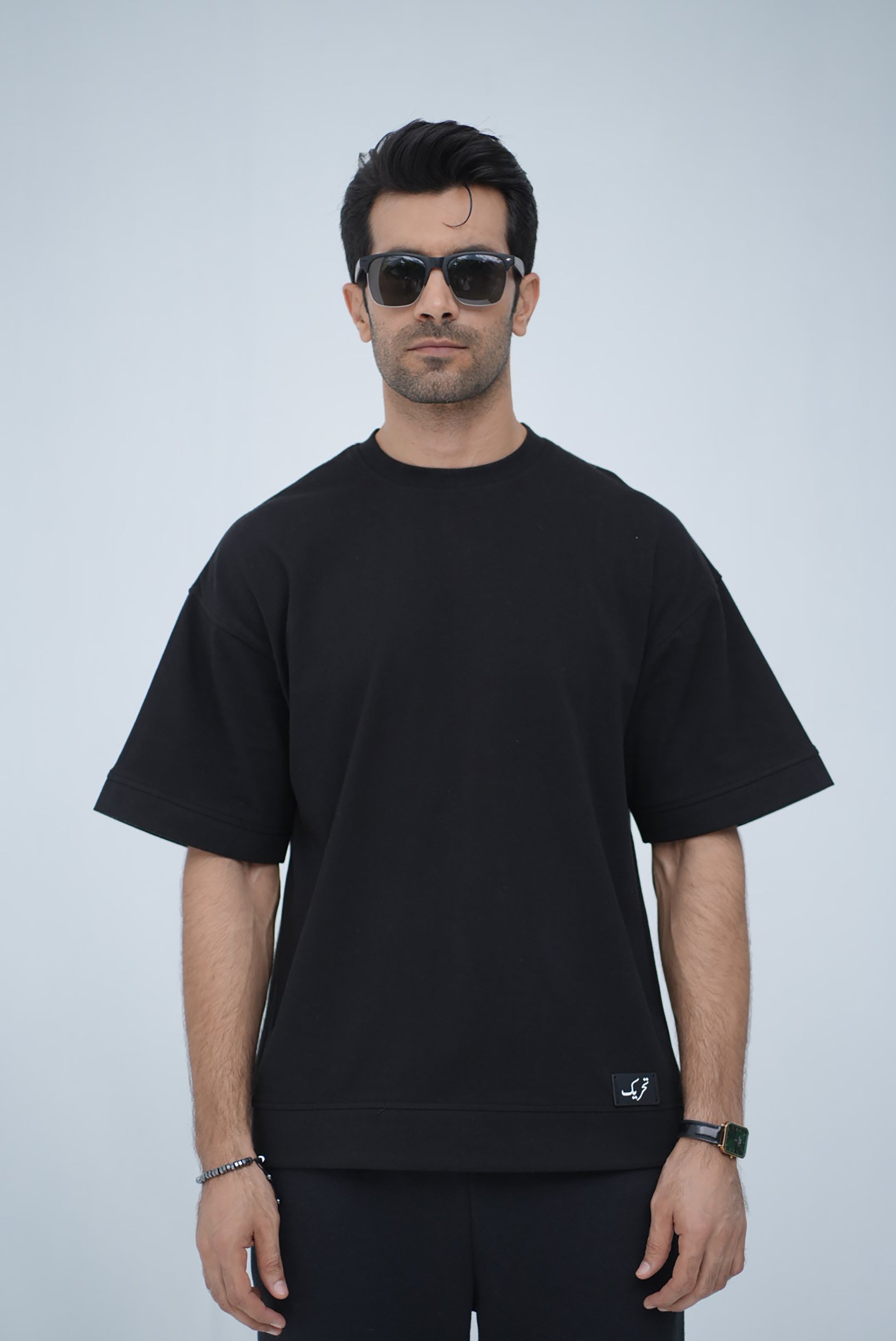 Tehreek — Classic Oversized Tee (Black)