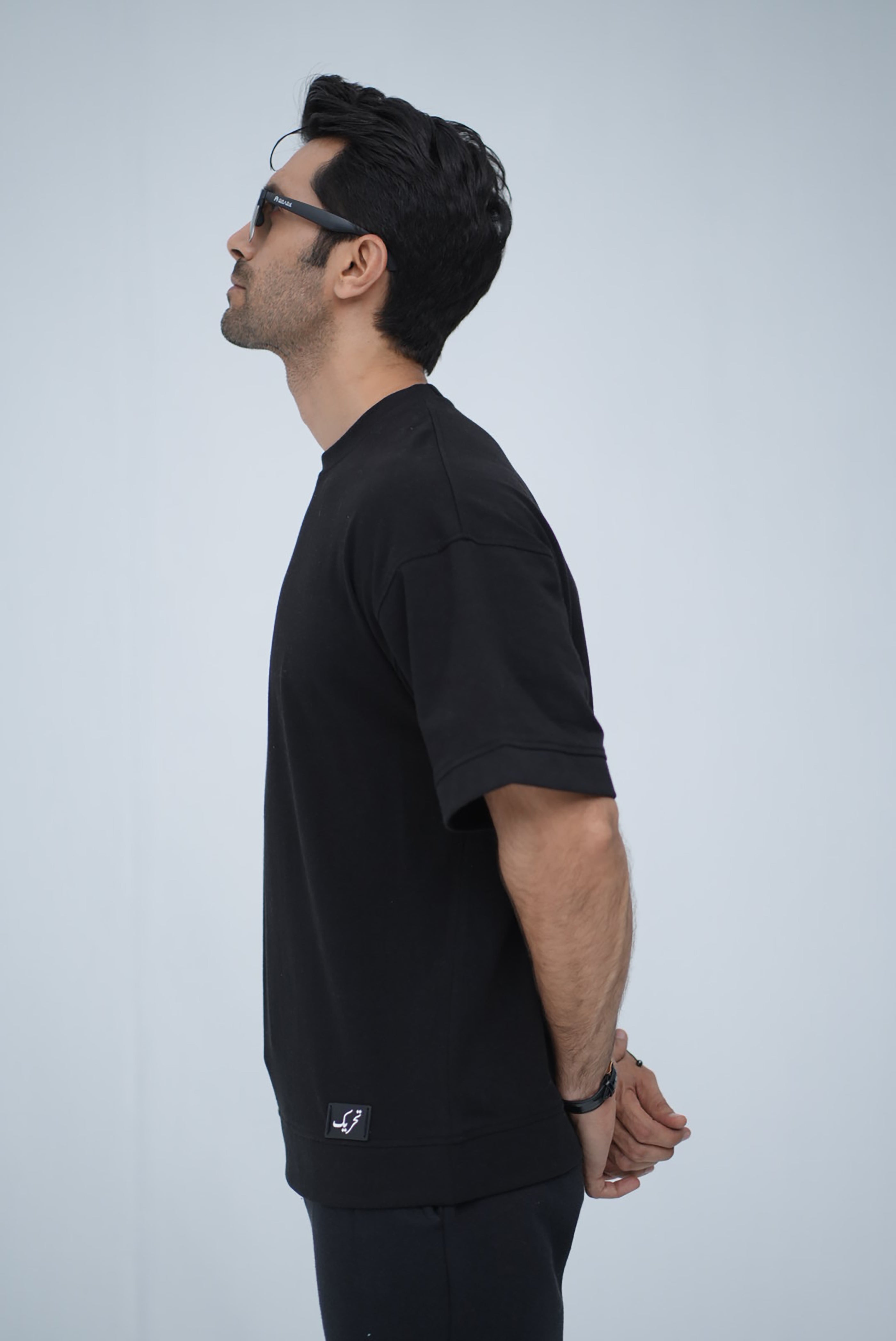 Tehreek — Classic Oversized Tee (Black)