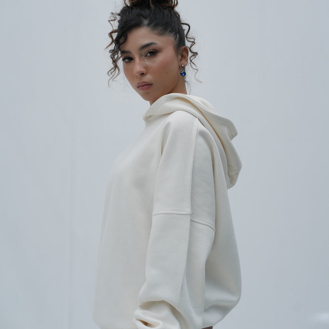 Tehreek — Relaxed Hoodie ( Off-White)