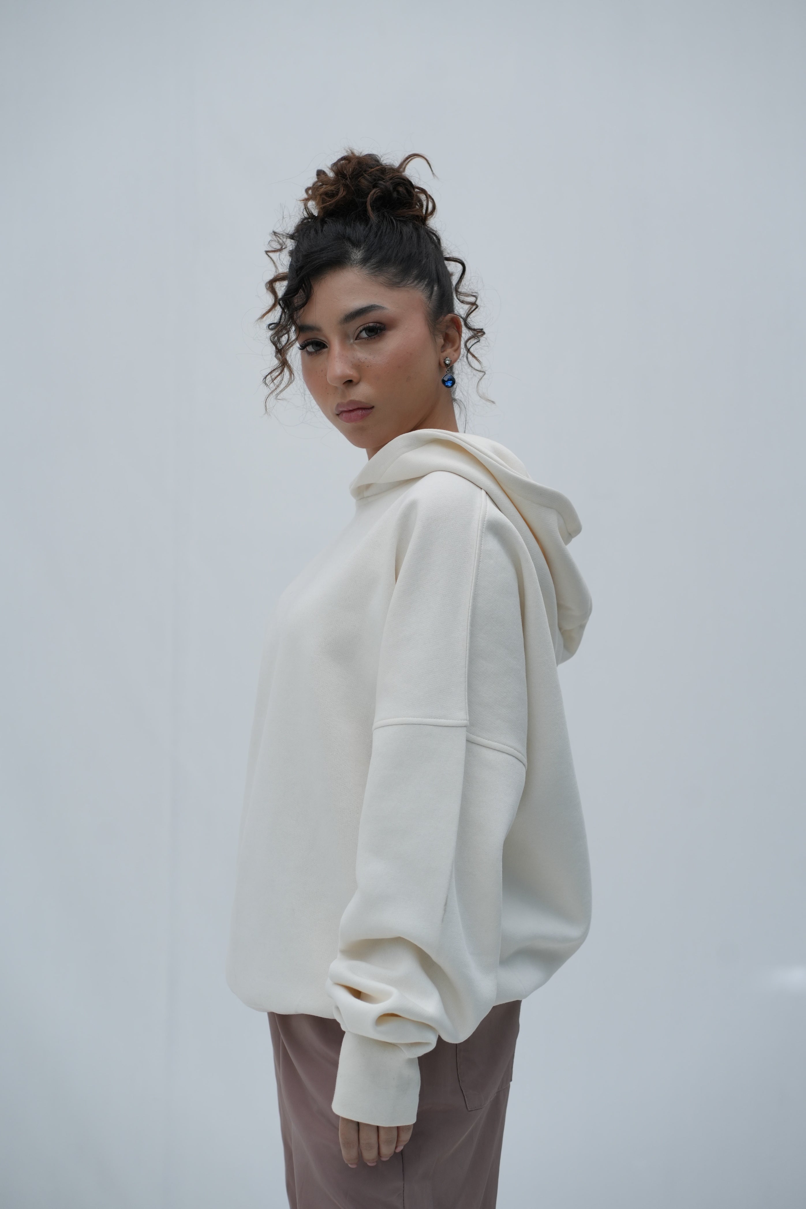 Tehreek — Relaxed Hoodie ( Off-White)