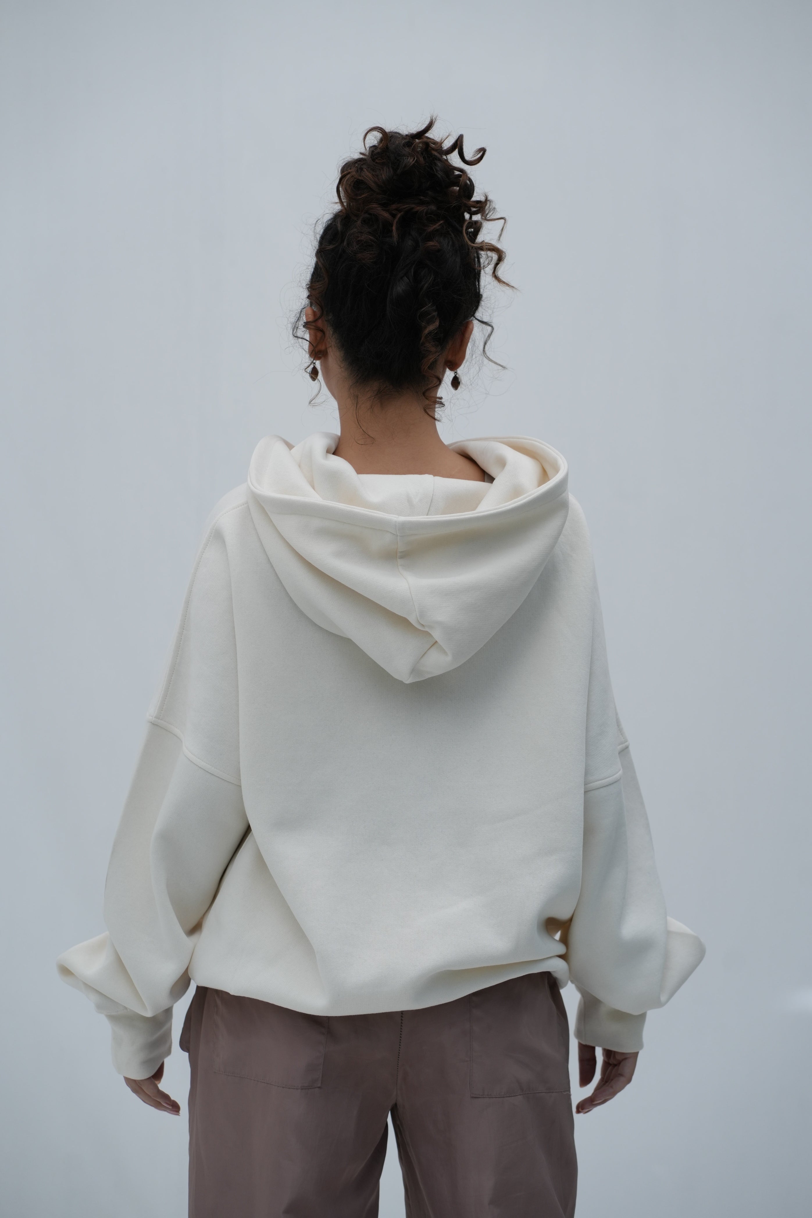 Tehreek — Relaxed Hoodie ( Off-White)