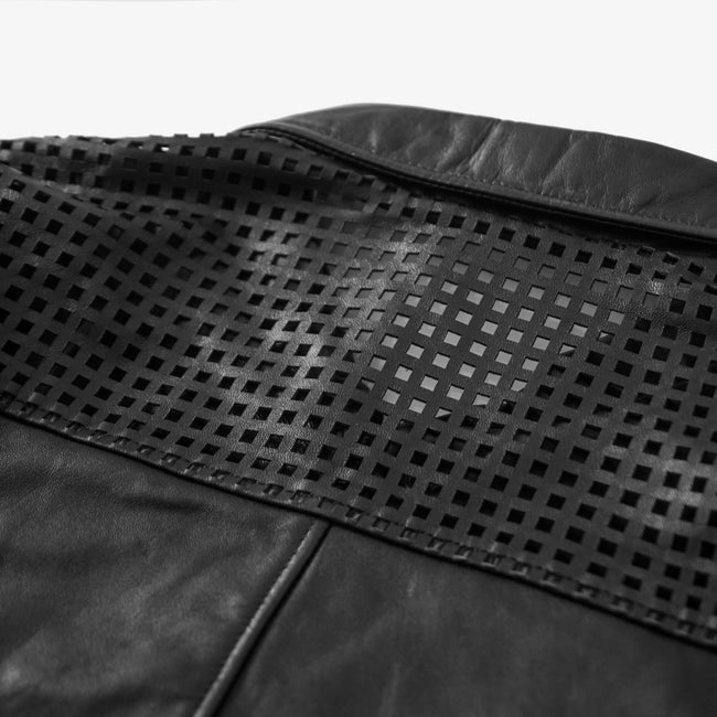 EXODUS Dark Tan Leather Jacket