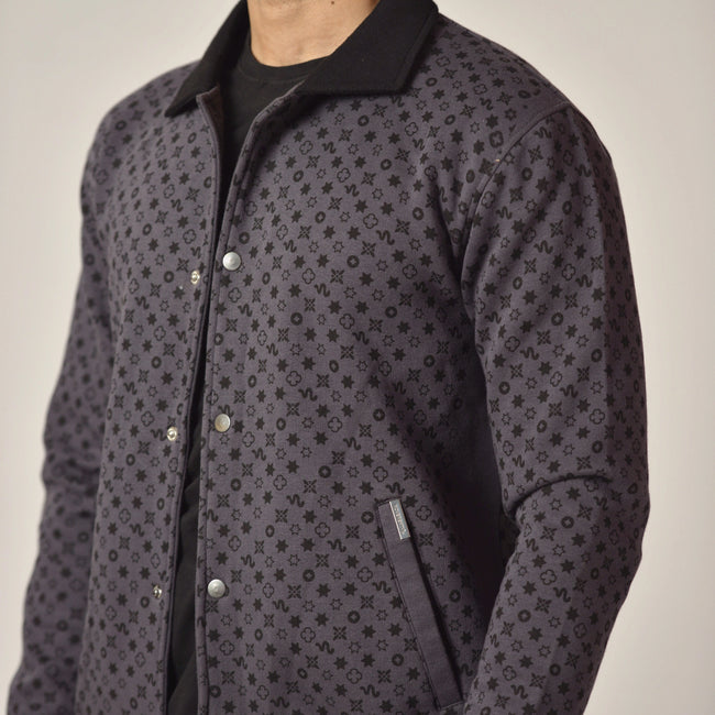 Coded Surface Varsity Jacket