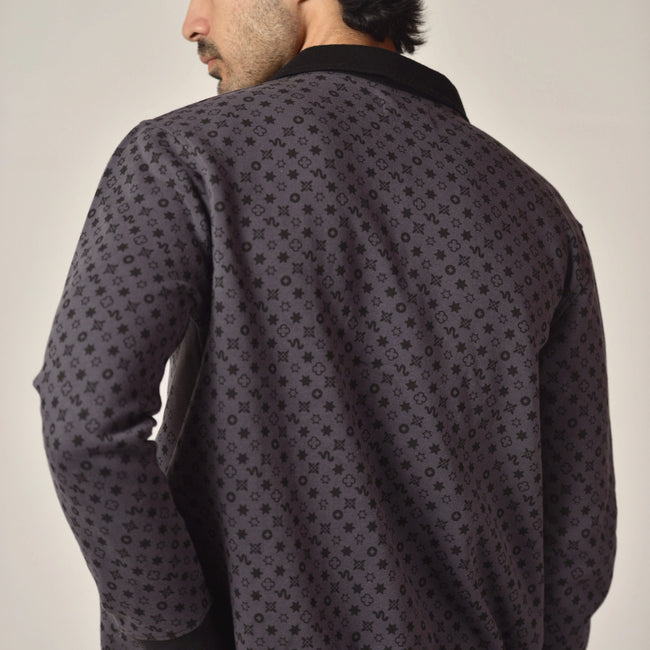 Coded Surface Varsity Jacket