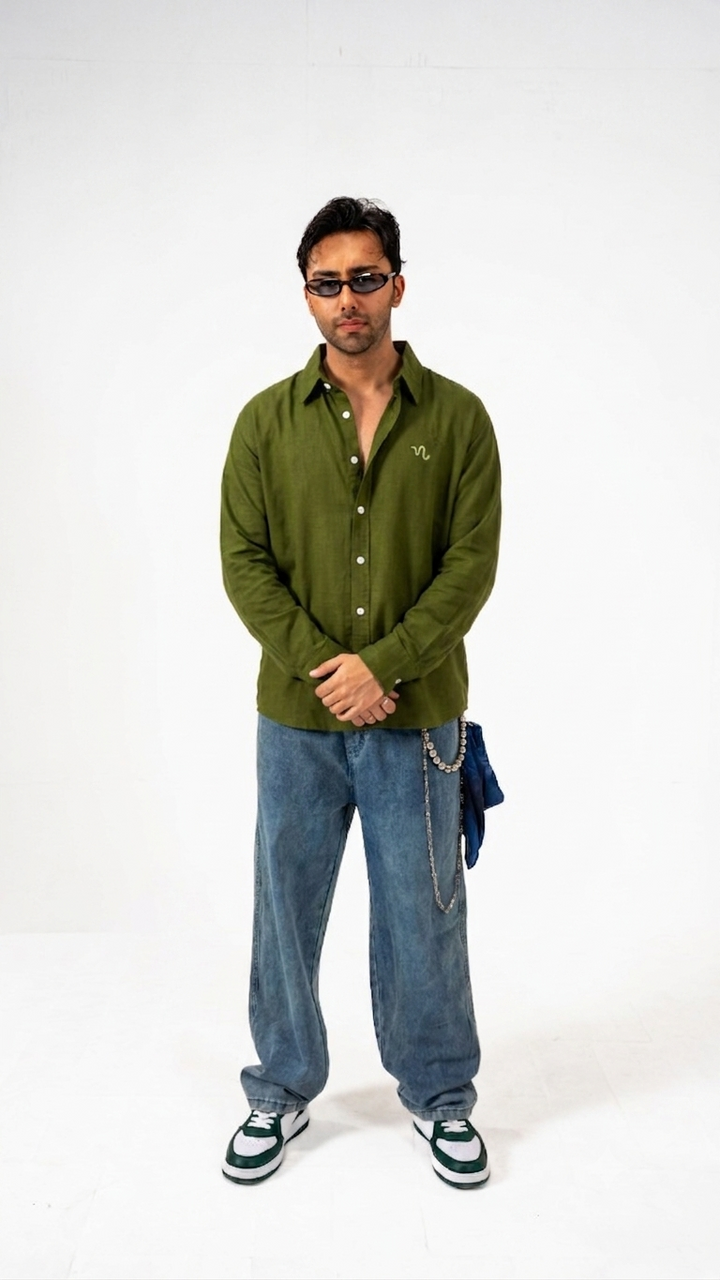 Coastal Breeze Shirt (Dark Green)