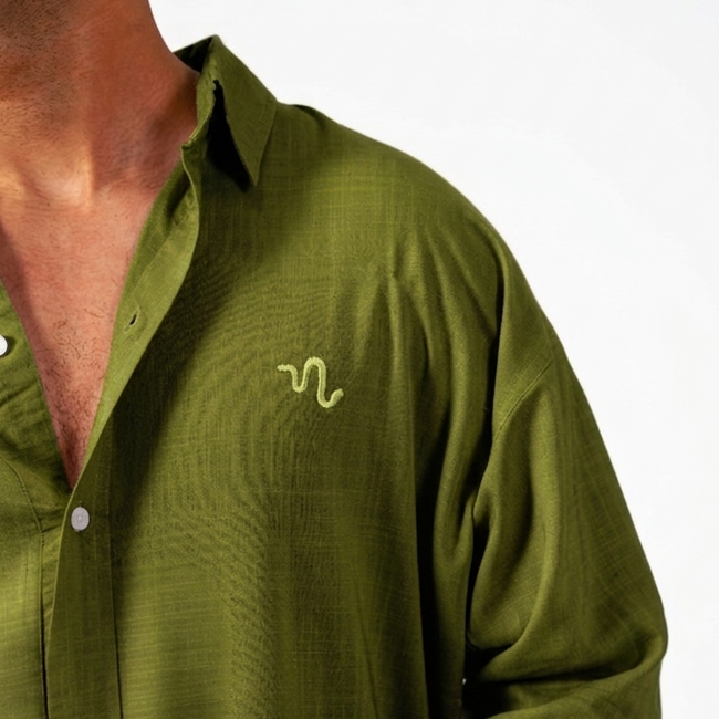 Coastal Breeze Shirt (Dark Green)