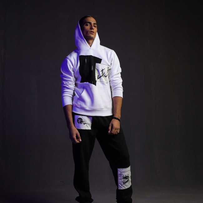 H-04: Angel hoodie White