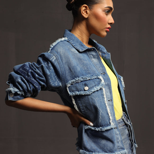 DJ-01: Blue Fake Pockets