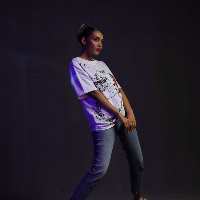 T-04: Splash and Rose Tee