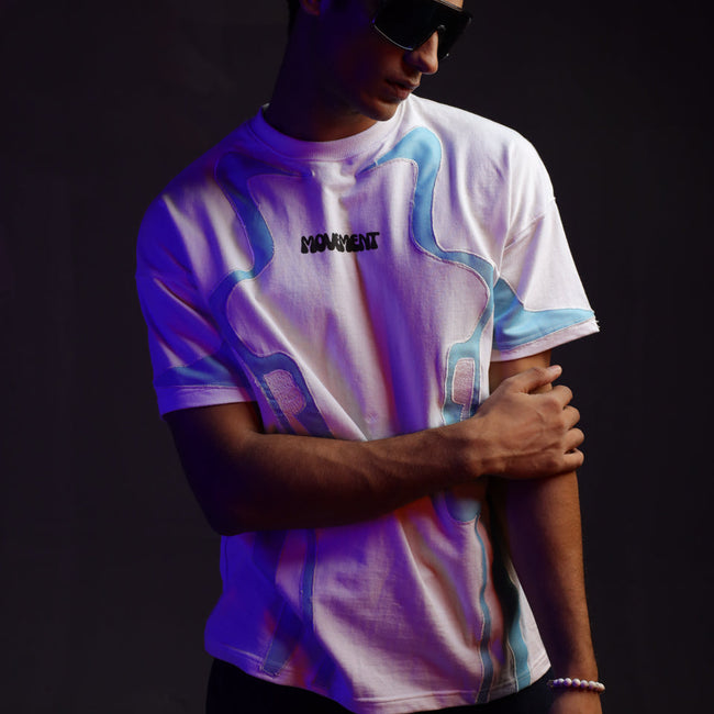 T-05: Blue Applique Tee