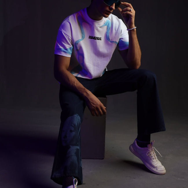 T-05: Blue Applique Tee