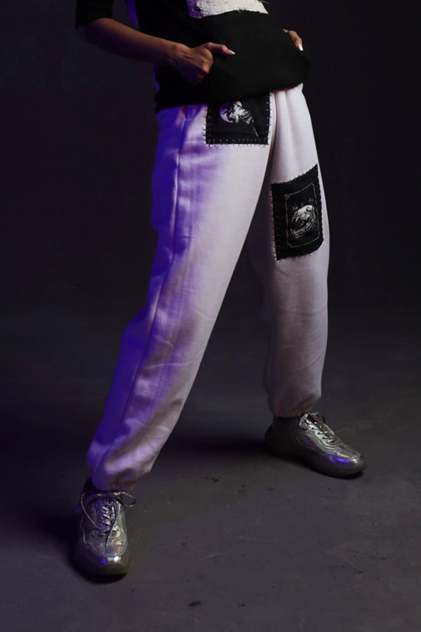 L-01 Shark & Bird - White Lower