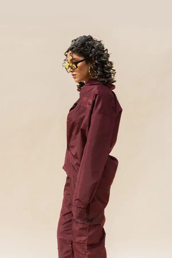 Burgundy Cordset