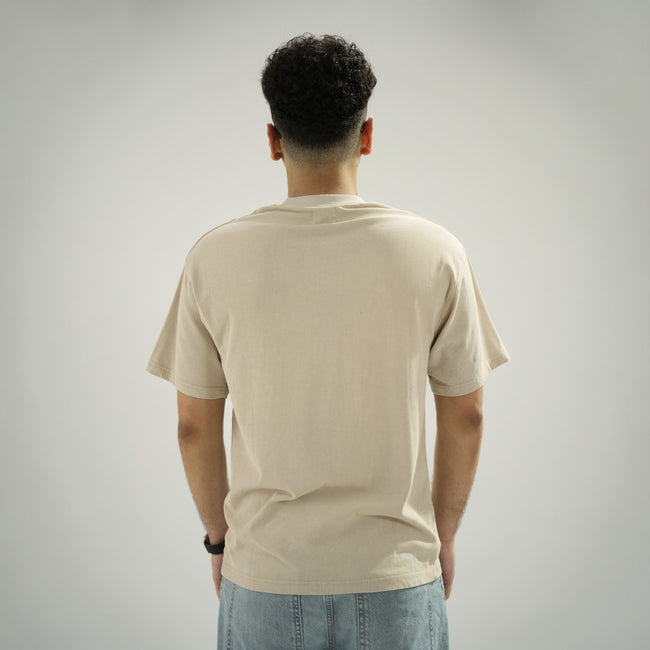 Basic Acid Wash Tee (Beige)