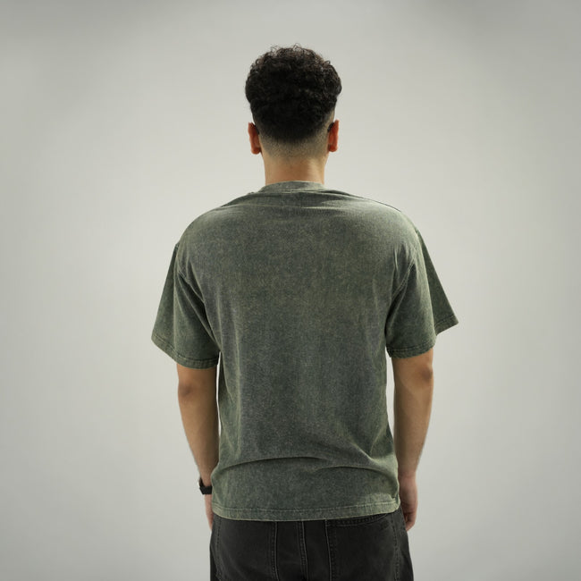 Basic Acid Wash Tee (Green)