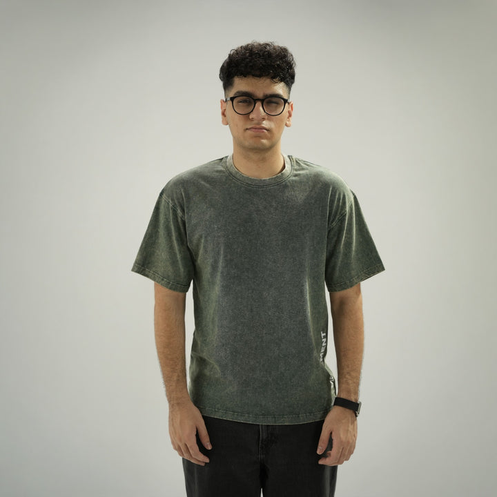 Basic Acid Wash Tee (Green)