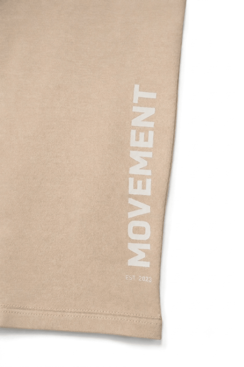 Basic Acid Wash Tee (Beige)