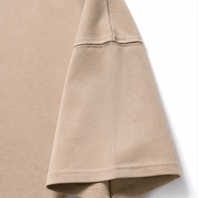 Basic Acid Wash Tee (Beige) - Movement Store