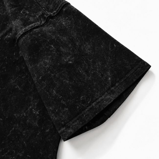 Basic Acid Wash Tee (Black) - Movement Store