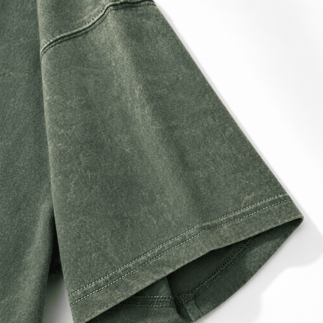 Basic Acid Wash Tee (Green) - Movement Store
