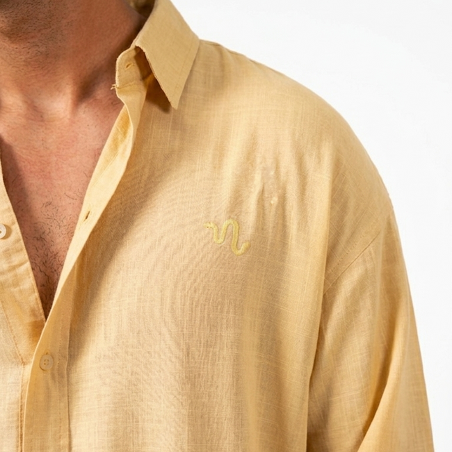 Coastal Breeze Shirt (Butter Yellow)