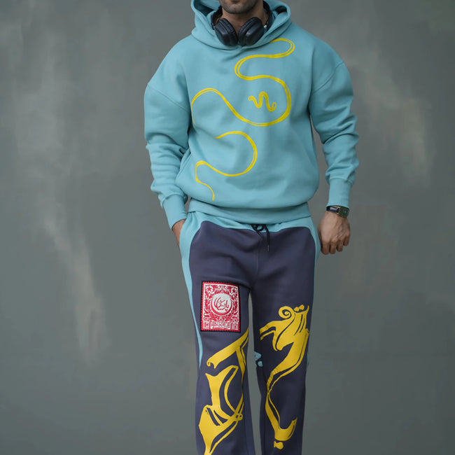 Calligraphy Patch Sweatpants - Movement Store